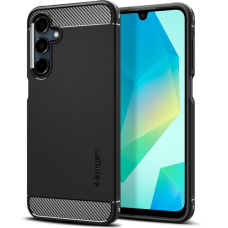 Spigen Rugged Armor Dėklas Samsung Galaxy A16 4G / 5G - Juodas