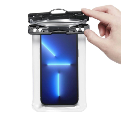 Spigen A601 UNIVERSAL WATERPROOF CASE CRYSTAL CLEAR 3