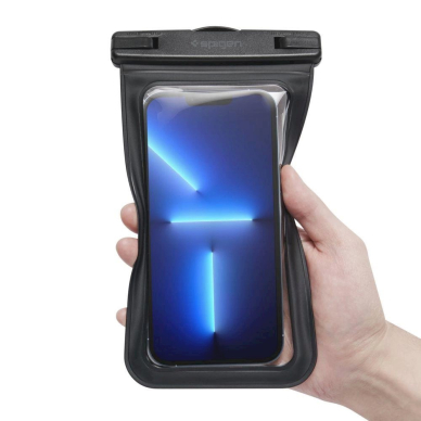 Spigen A601 UNIVERSAL WATERPROOF CASE Juodas 5