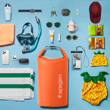 Spigen Aqua Shield A631 Krepšys waterproof 30 l - orange 6