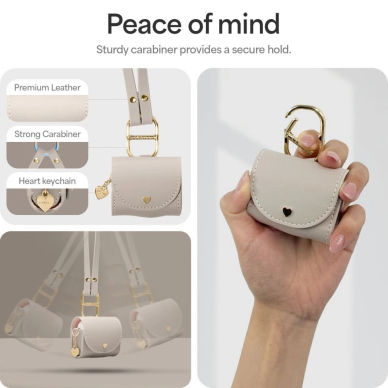 Spigen Cyrill Mini Bag for AirPods 4 - Beige 7