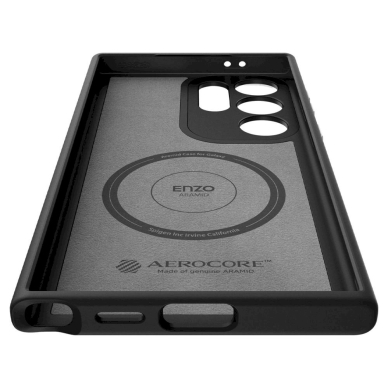 Spigen Enzo Aramid Dėklas Samsung Galaxy S24 Ultra - matte Juodas 8