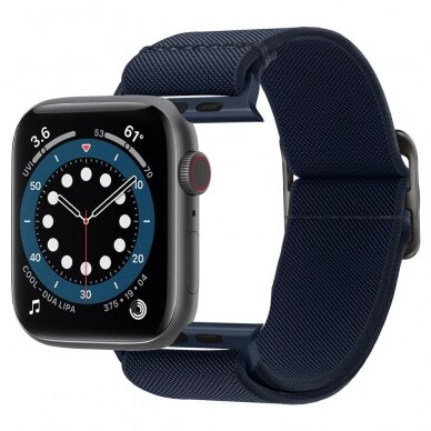 SPIGEN FIT LITE DIRŽELIS APPLE WATCH 2/3/4/5/6/SE (42/44MM) TAMSIAI MĖLYNA