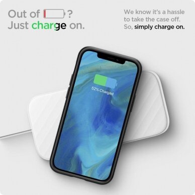 Spigen Liquid Air Aukštos Kokybės Dėklas Iphone 12 Mini Matinis Juodas 11