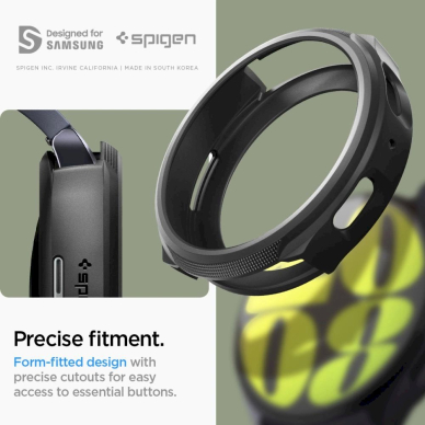 Spigen Liquid Air Dėklas Samsung Galaxy Watch 7 (40mm) - matinis juodas 14