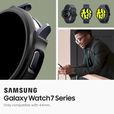 Spigen Liquid Air Dėklas Samsung Galaxy Watch 7 (44mm) - matinis juodas 9