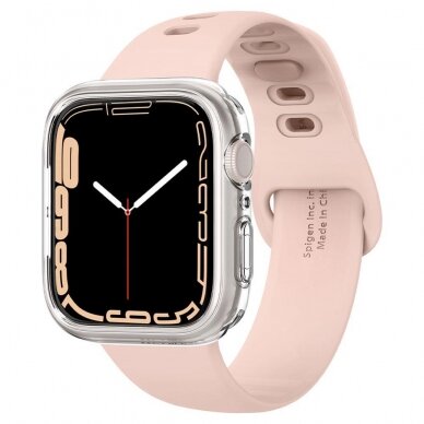 SPIGEN LIQUID CRYSTAL RĖMELIS APPLE WATCH 4 / 5 / 6 / 7 / SE / 8 / 9 (40 / 41 MM) permatomas 1