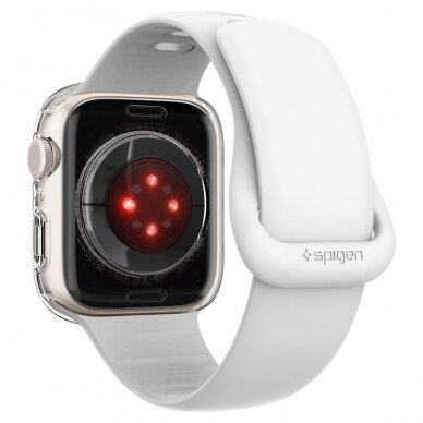 SPIGEN LIQUID CRYSTAL RĖMELIS APPLE WATCH 4 / 5 / 6 / 7 / SE / 8 / 9 (40 / 41 MM) permatomas 2