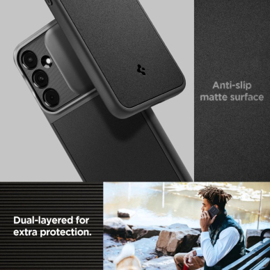 Spigen Optik Armor Dėklas Samsung Galaxy A55 5G - Juodas 14