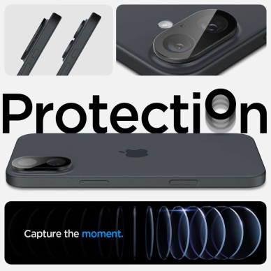 Spigen Optik GLAS.TR Camera Protector 2-PACK iPhone 16 / 16 PLUS - Black 9