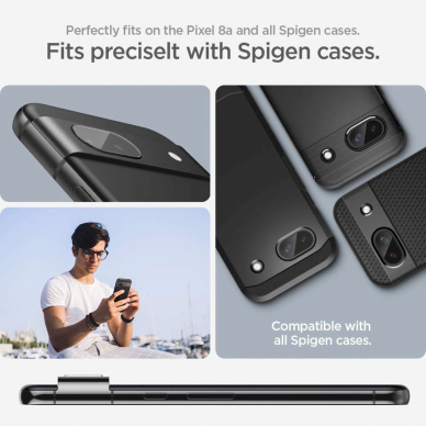 Spigen Optik.tR EZ Fit Camera Protector Google Pixel 8A - 2 pcs. 14