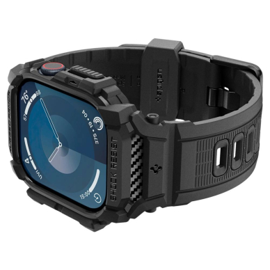 Spigen Rugged Armor Dėklas Apple Watch 10 46mm - Juodas 6