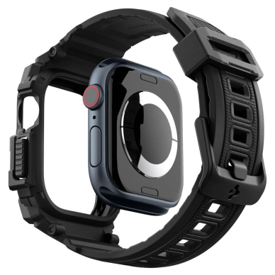 Spigen Rugged Armor Dėklas Apple Watch 10 46mm - Juodas 7