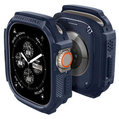 Spigen Rugged Armor Dėklas Apple Watch Ultra 1 / 2 (49 mm) - navy blue 7