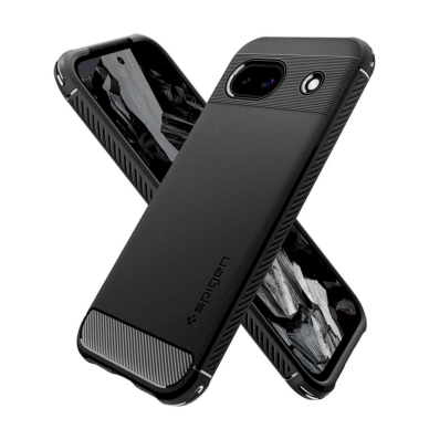 Spigen Rugged Armor Dėklas Google Pixel 8A - matte Juodas 11