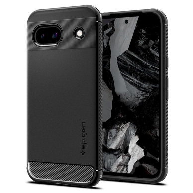 Spigen Rugged Armor Dėklas Google Pixel 8A - matte Juodas