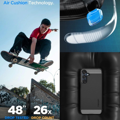 Spigen Rugged Armor Dėklas Samsung Galaxy A16 4G / 5G - Juodas 14