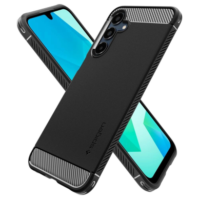 Spigen Rugged Armor Dėklas Samsung Galaxy A16 4G / 5G - Juodas 6