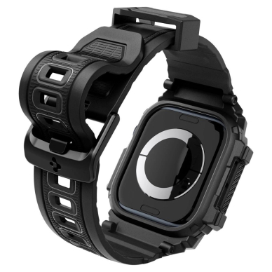 Spigen Rugged Armor Pro Apple Watch 10 (42mm) Strap Dėklas - Juodas 9