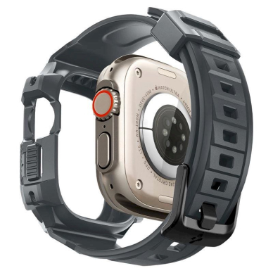 Spigen Rugged Armor Pro Dėklas Apple Watch Ultra 1/2 (49 mm) - tamsiai pilkas 18