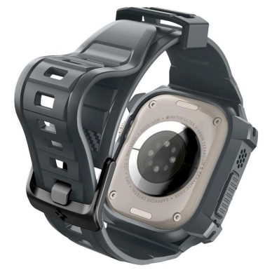 Spigen Rugged Armor Pro Dėklas Apple Watch Ultra 1/2 (49 mm) - tamsiai pilkas 6