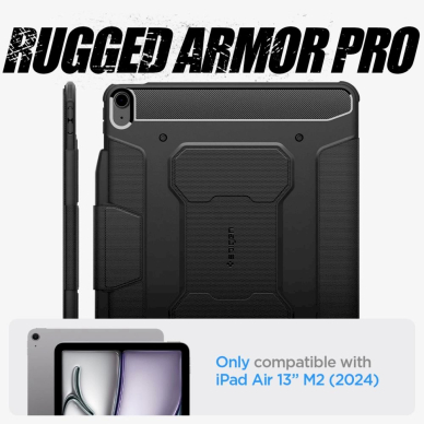 Spigen Rugged Armor Pro iPad Air 13 2024 Case - Juodas 11