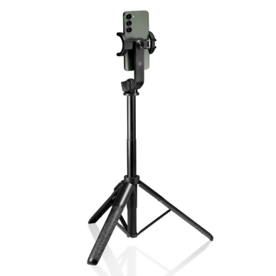 Spigen S560W Bluetooth Asmenukių lazda tripod - Juodas 2