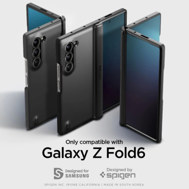 Spigen Slim Armor Pro Dėklas Samsung Galaxy Z Fold 6 - Juodas 9