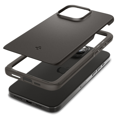 Spigen Thin Fit case for iPhone 15 Pro - gray 9