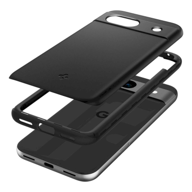 Spigen Thin Fit dėklas Google Pixel 8A - matte Juodas 14