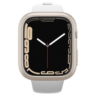 SPIGEN THIN FIT RĖMELIS APPLE WATCH 7/8/9 (41MM) Kreminis 4