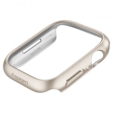 SPIGEN THIN FIT RĖMELIS APPLE WATCH 7/8/9 (41MM) Kreminis 6