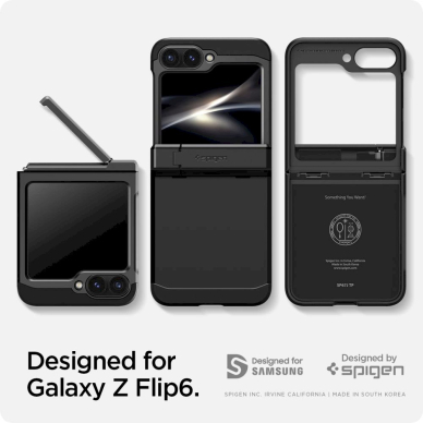 Spigen Tough Armor Pro Dėklas Samsung Galaxy Z Flip 6 - Juodas 6