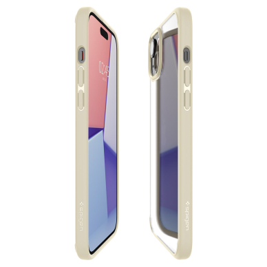 Spigen Ultra Hybrid case for iPhone 15 - beige 2