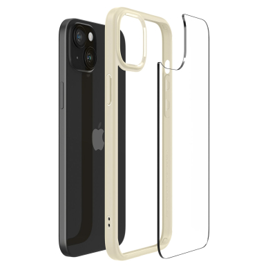 Spigen Ultra Hybrid case for iPhone 15 - beige 5