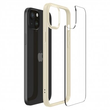 Spigen Ultra Hybrid case for iPhone 15 Plus - beige 5