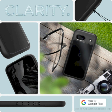 Spigen Ultra Hybrid dėklas Google Pixel 8A - matte Juodas 14