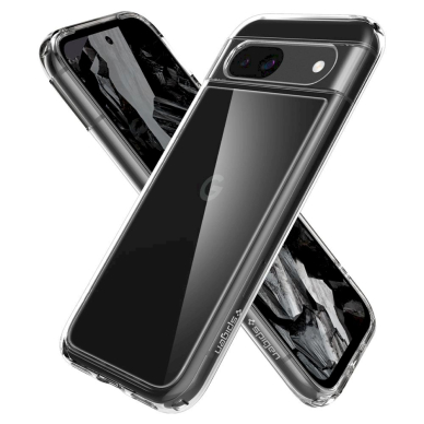 Spigen Ultra Hybrid dėklas Google Pixel 8A - Permatomas 14