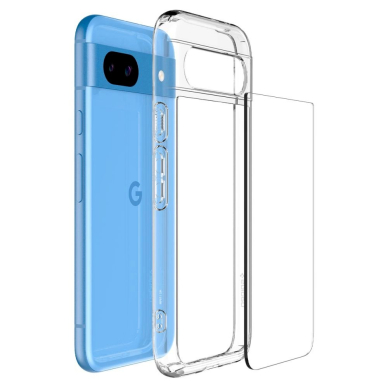 Spigen Ultra Hybrid dėklas Google Pixel 8A - Permatomas 15