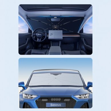 Sunshade for the windscreen Baseus CoolRide CRKX000001 - Juodas 19