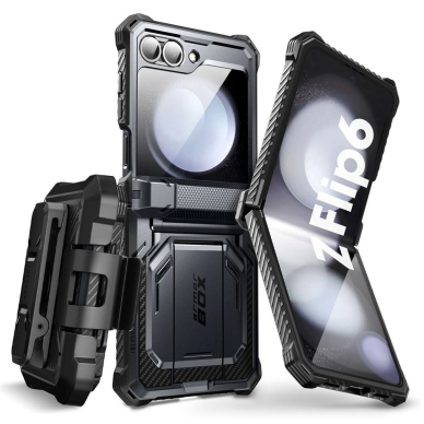 Supcase IBLSN ArmorBox Dėklas Samsung Galaxy Z Flip 6 - Juodas