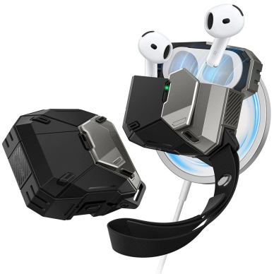 Supcase MATRIX Dėklas Apple AirPods 4 - Juodas 1