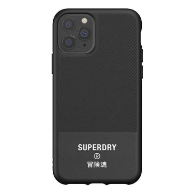 SuperDry Moulded Canvas iPhone 11 Pro Case  Juodas 41548 1