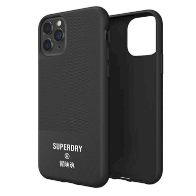 SuperDry Moulded Canvas iPhone 11 Pro Case  Juodas 41548 2