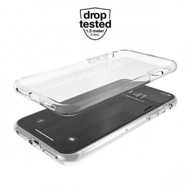 SuperDry Snap iPhone X/Xs Clear Case Baltas 41576 3