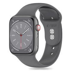 Tech-Protect Silicone Apyrankė Apple Watch 4 / 5 / 6 / 7 / 8 / 9 / SE / Ultra 1 / 2 (42 / 44 / 45 / 49 mm) - Pilkas