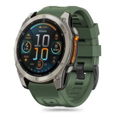 Tech-Protect Silicone Apyrankė Garmin Fenix 5X / 5X Plus / 6X / 6X Pro / 7X / 8 (51 mm) - Žalias