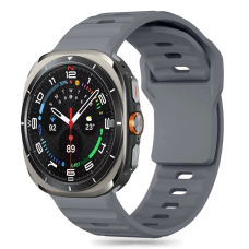 Tech-Protect Silicone Line Apyrankė Samsung Galaxy Watch Ultra (47mm) - Pilkas