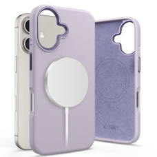 Tech-Protect Silicone PU MagSafe iPhone 16 Dėklas - Violetinis