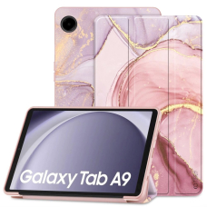 Tech-Protect SmartCase Dėklas Samsung Galaxy Tab A9 8.7 X110 / X115 - Rožinis marble